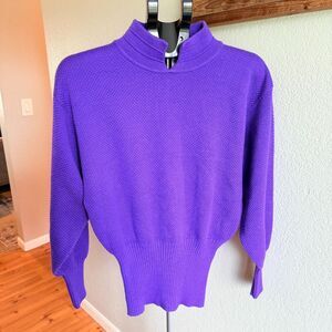 Vintage 80s 90s Tyrolia by Head Wool Blend Ski/Snowboard Womens Sweater M/8-10
